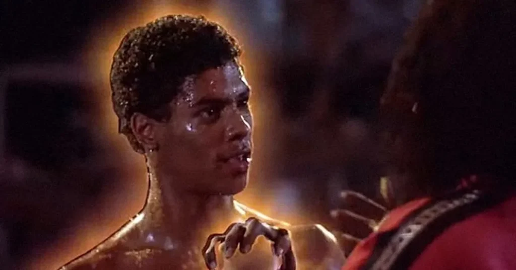 Taimak starring in The Last Dragon 1985.